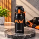 Sports Water Bottle with Flip-Top Lid