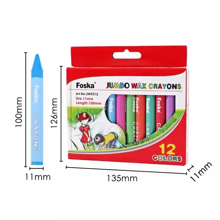 Wax Crayon colors