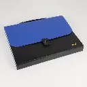 A4 13 Layers Transparent Color Expanding File Bag with Handle
