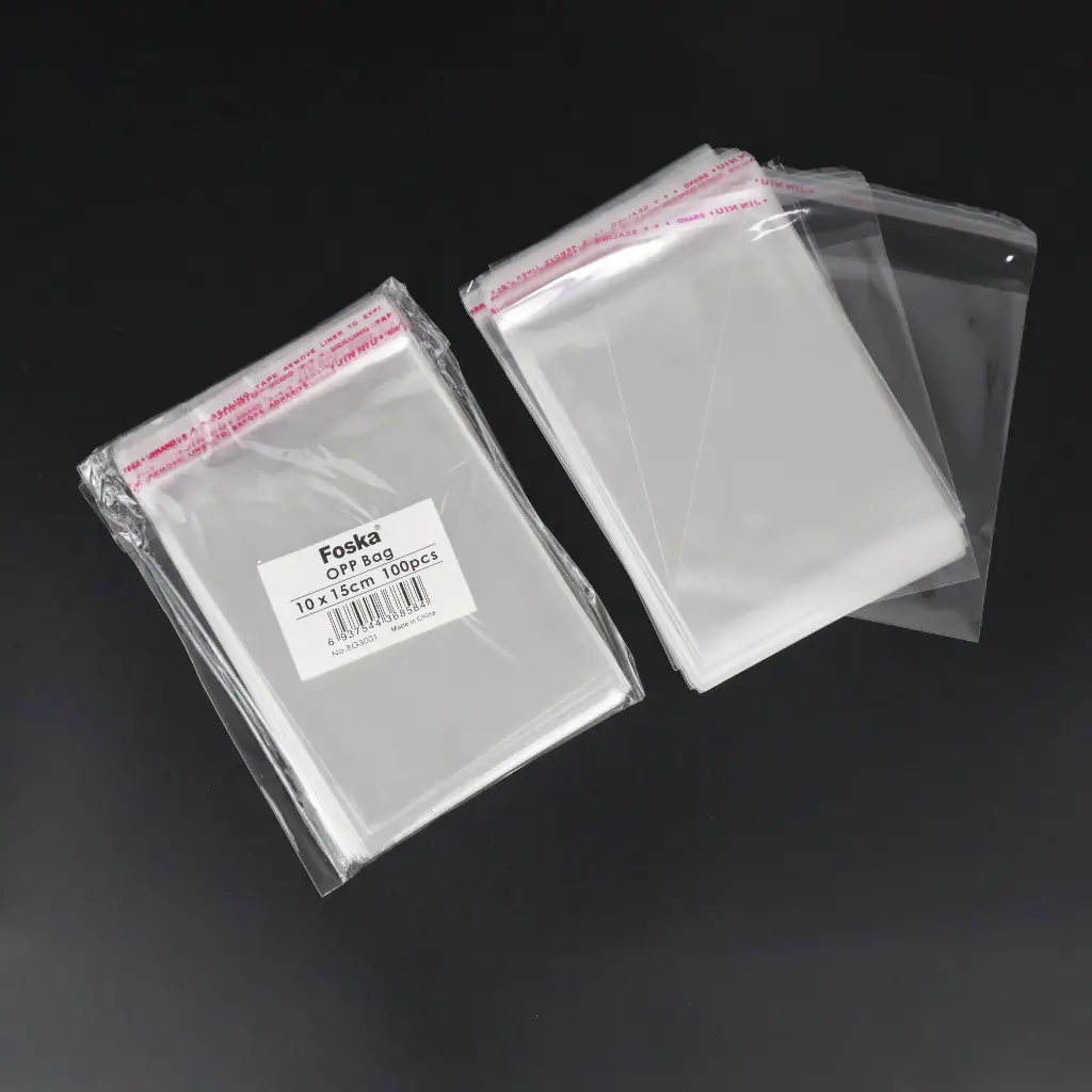 OPP Plastic Clear Self-Sealing Bag (100 pcs)