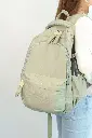 Backpack With USB Cable ( dark Beige color )