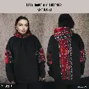 Embroidered Black Hoodie