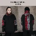 Embroidered Black Hoodie 