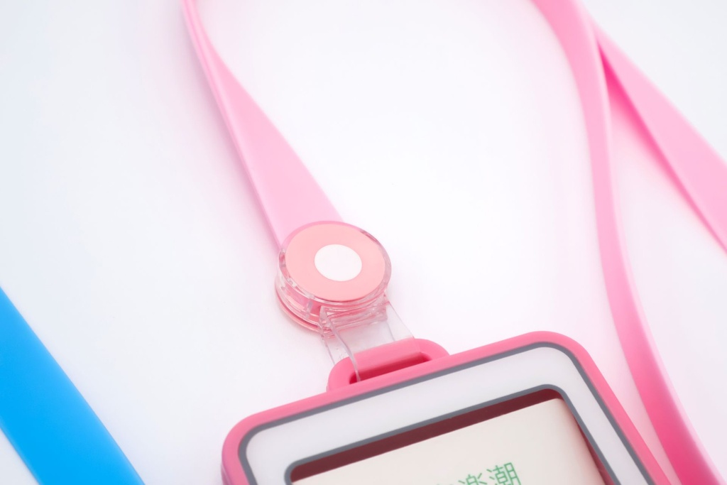 Plastic Id Card Holder with Lanyard