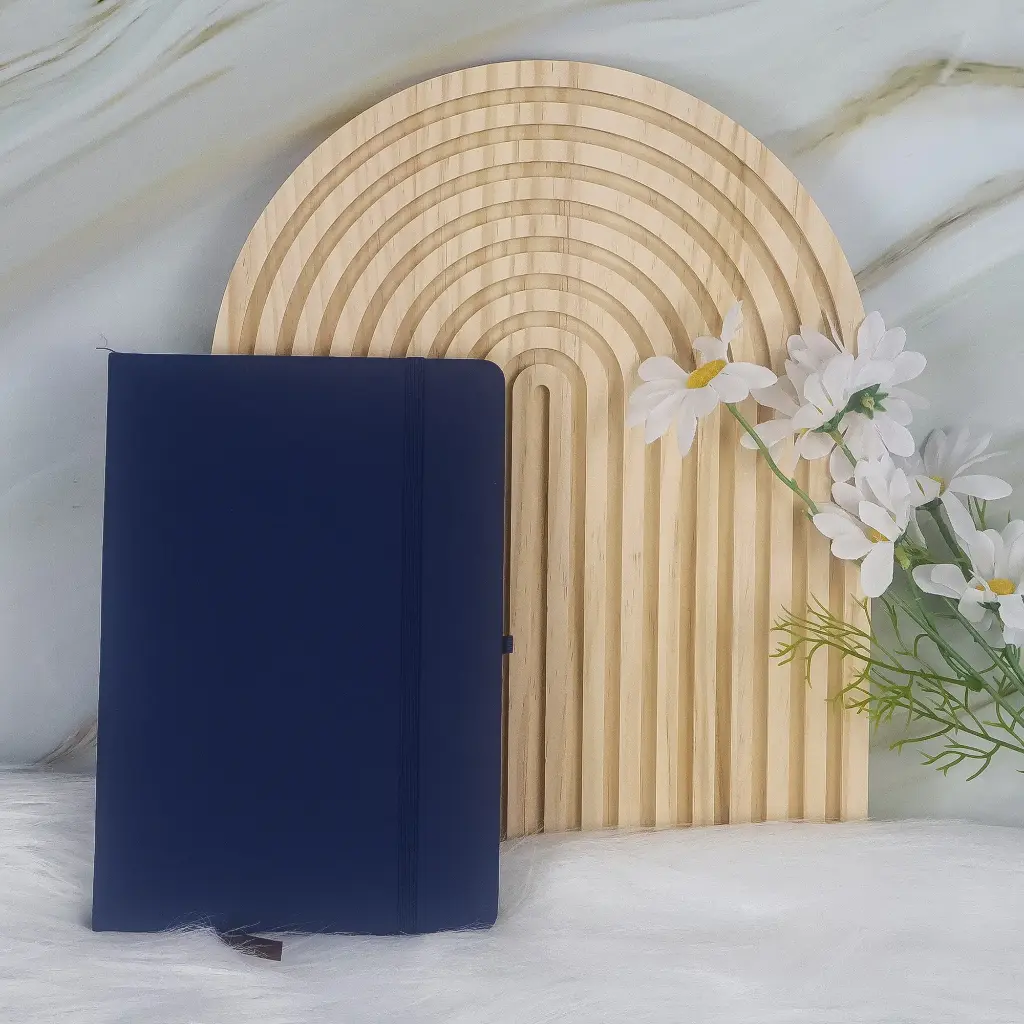 A5 PU Notebook (Navy Blue) 