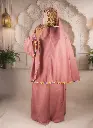 Flower Cotton Prayer set - Dark Pink