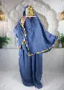 Flower Cotton Prayer set - JEANS BLUE