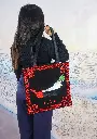 UAE Embroidered Tote Bag with zipper