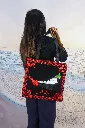 UAE Embroidered Tote Bag with zipper