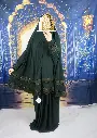 Double Lace Dark Army Green prayer set