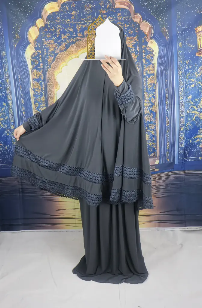 Double Lace Hale Navy prayer set