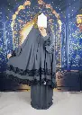 Double Lace Indigo Navy prayer set