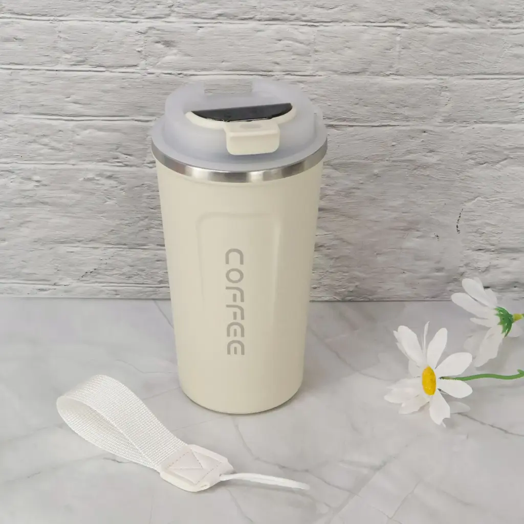 Smart Temperature Stainless Steel Coffee Cup with Digital Display