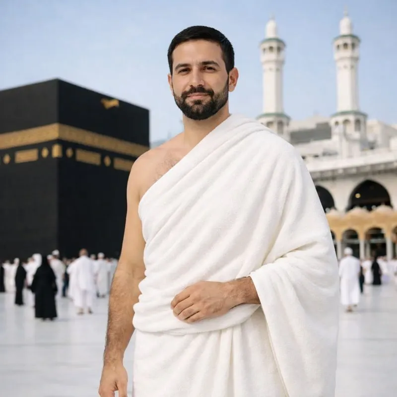 Men’s Ihram Cloth – Premium Quality for Hajj & Umrah