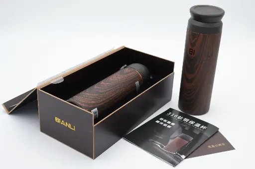 Wood Water Bottles with wood box