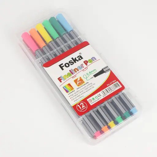 Fine liner pen (12 colors)
