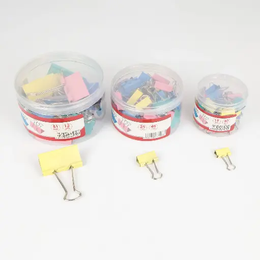Metal Color file documents Binder Clips