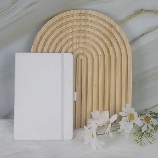 A5 PU Notebook (White) 