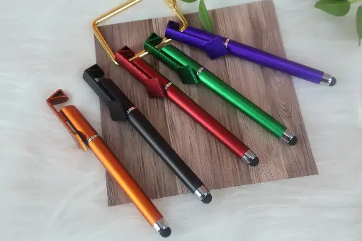 Glossy High Quality Plastic Pen With Touch Screen