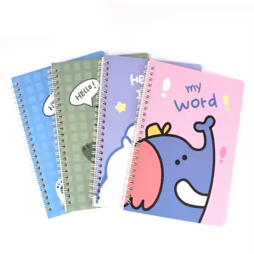 Notebook Student Fancy Cartoon Animal A5 size 60 sheets eco friendly Kids Students Offices