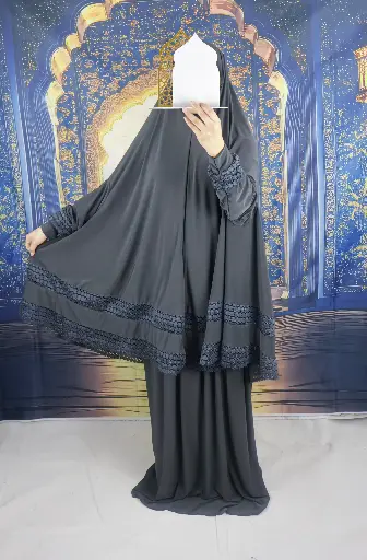 Double Lace Hale Navy prayer set