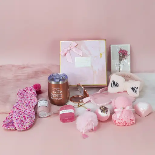 Pink Spa Gift Set for Women 11 PCS