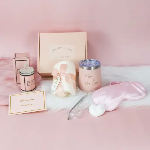 Pink Spa Gift Set for Women 5 PCS
