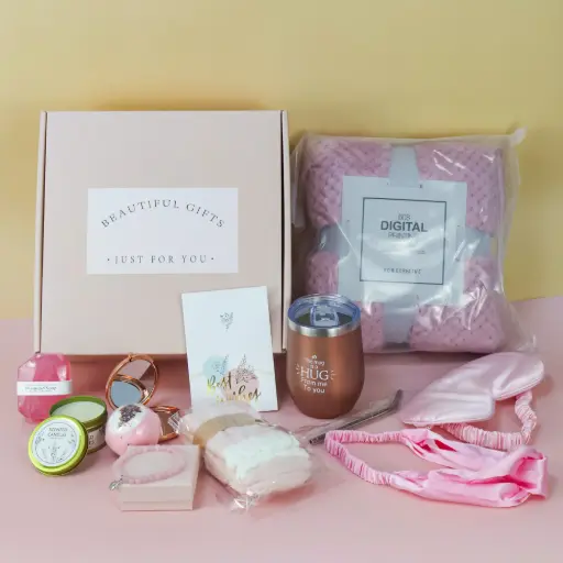 Pink Spa Gift Set for Women 10 PCS 