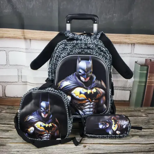  Batman Trolley Bag Set 3 Pcs  