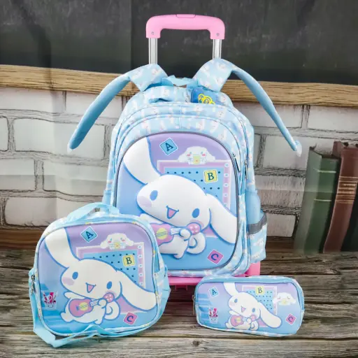  Cinnamoroll Trolley Bag Set 3 Pcs   