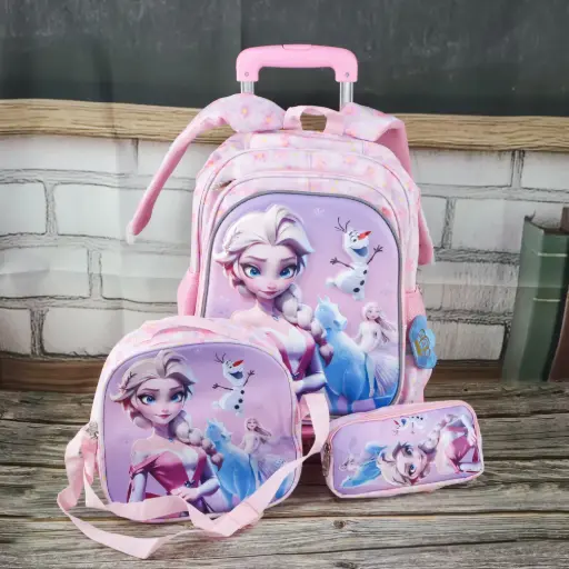  Elsa Trolley Bag Set 3 Pcs   