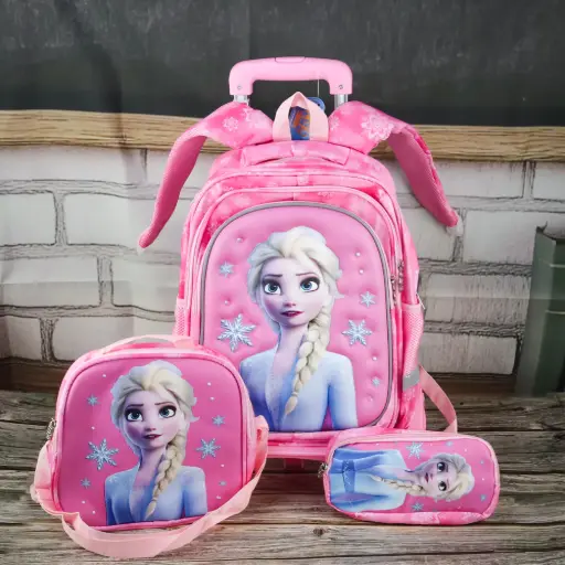  Elsa Trolley Bag Set 3 Pcs  