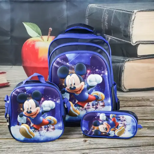  Mickey Mouse Backpacks Set 3 Pcs   