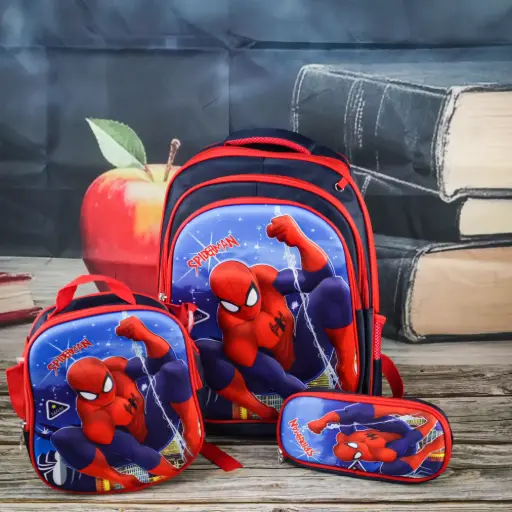  Spider Man Backpacks Set 3 Pcs  