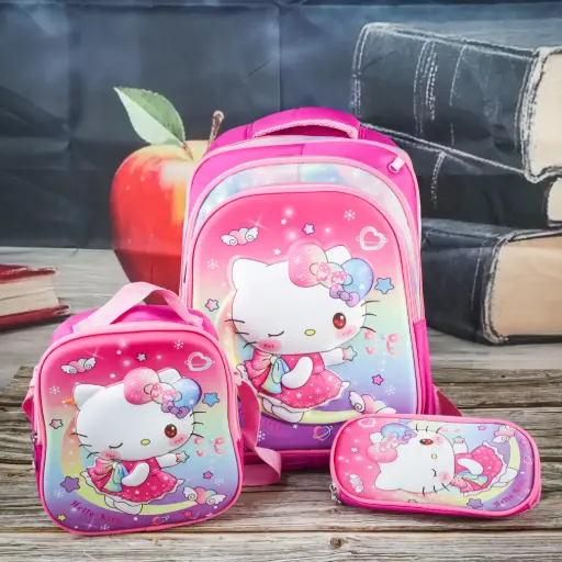  Hello Kitty Backpacks Set 3 Pcs   