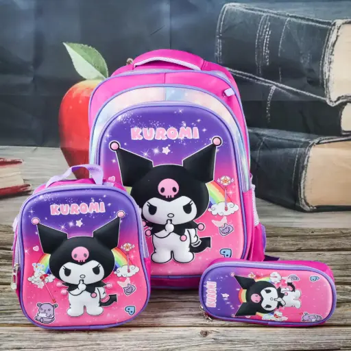 Kuromi Backpacks Set 3 Pcs