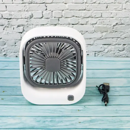 Portable Desk Fan – USB Rechargeable