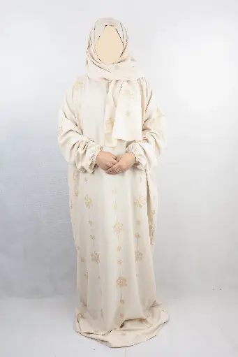 light beige prayer set one piece