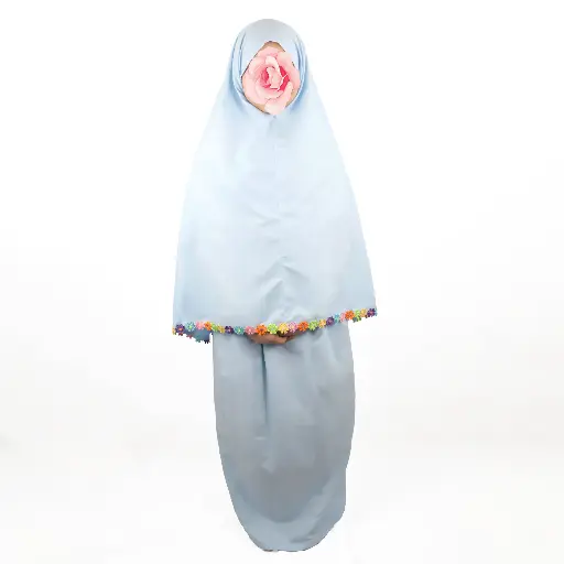Baby blue Children's prayer sets    