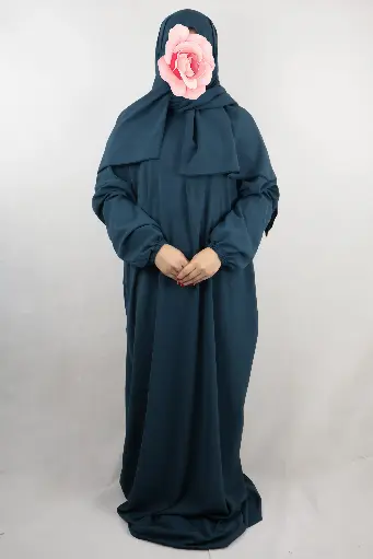 Dark Blue plain prayer set one piece
